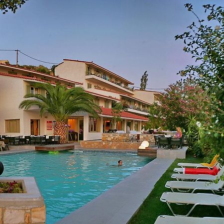 Sandy Bay Hotel Plomari Luaran gambar