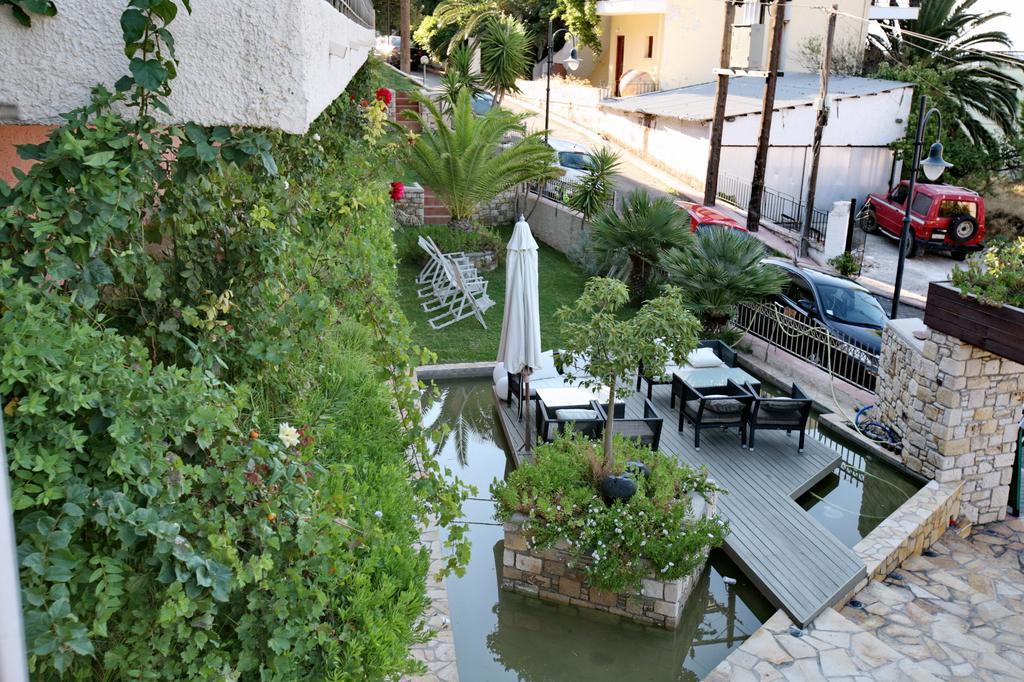 Sandy Bay Hotel Plomari Luaran gambar