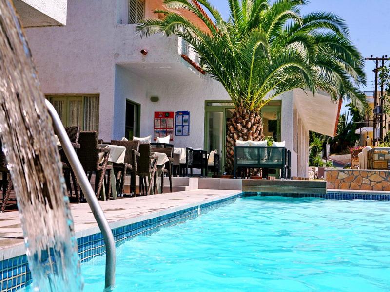 Sandy Bay Hotel Plomari Luaran gambar