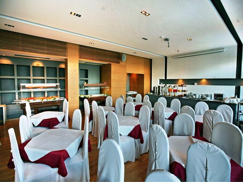 Sandy Bay Hotel Plomari Luaran gambar