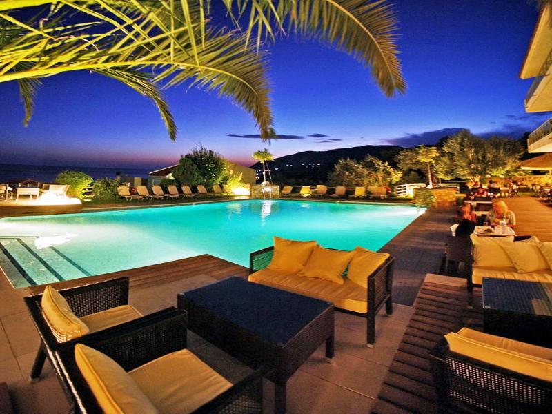 Sandy Bay Hotel Plomari Luaran gambar