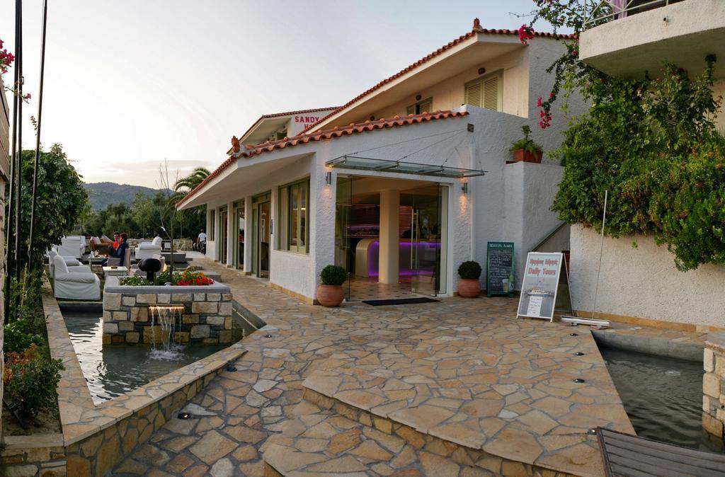 Sandy Bay Hotel Plomari Luaran gambar