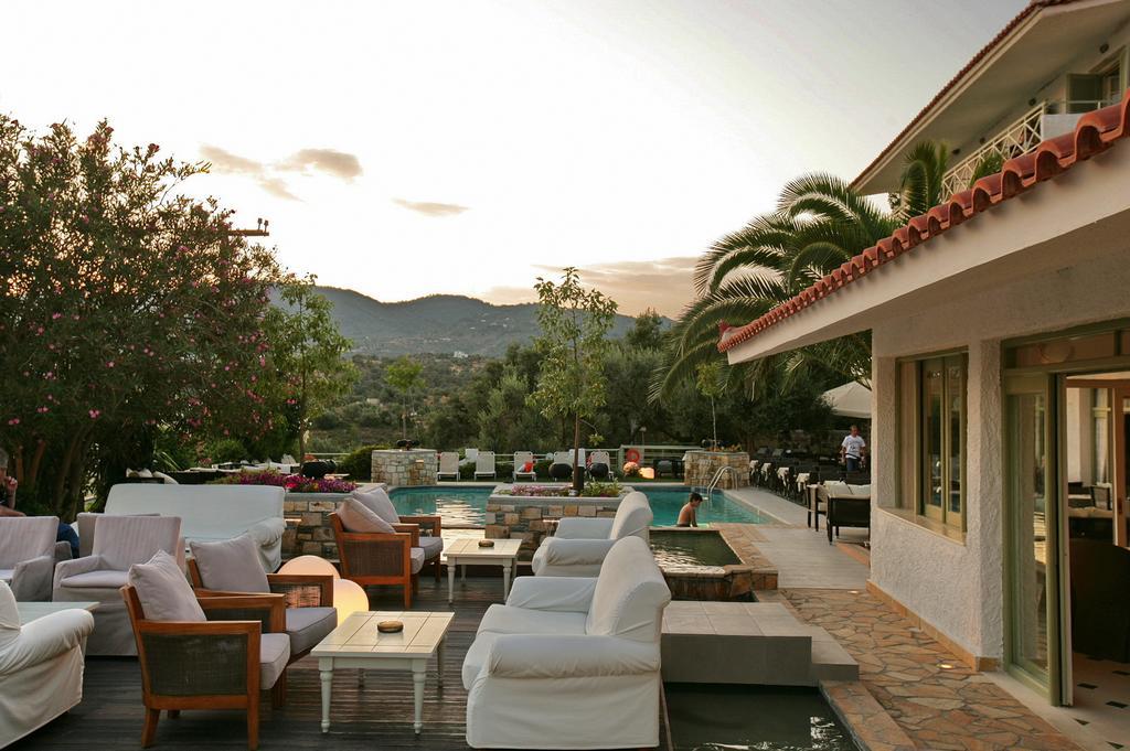 Sandy Bay Hotel Plomari Luaran gambar