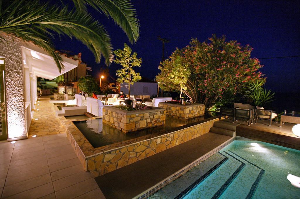 Sandy Bay Hotel Plomari Luaran gambar
